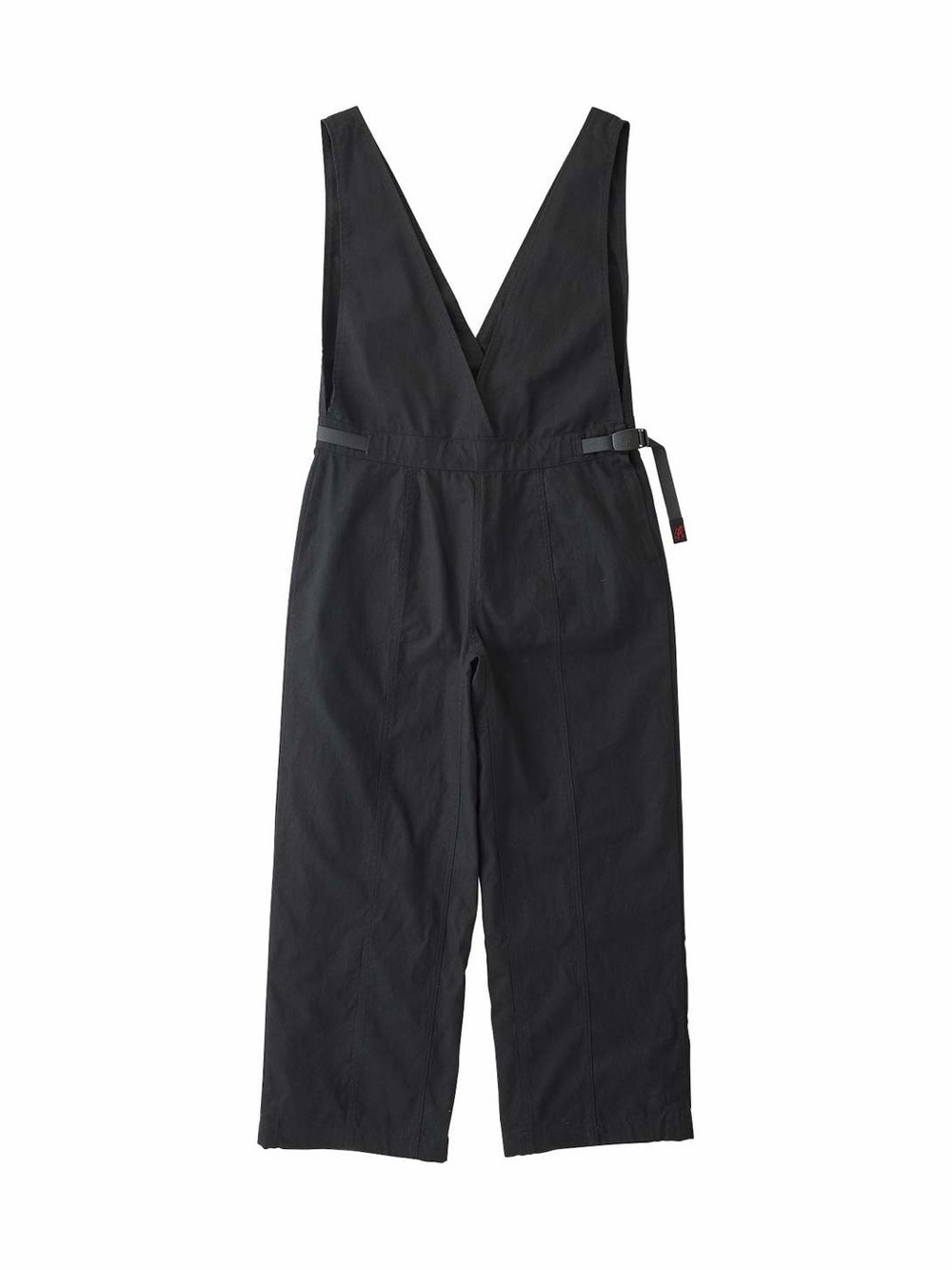 Gramicci Black Wide-Leg V-Neck Women's Jumpsuit Jeans